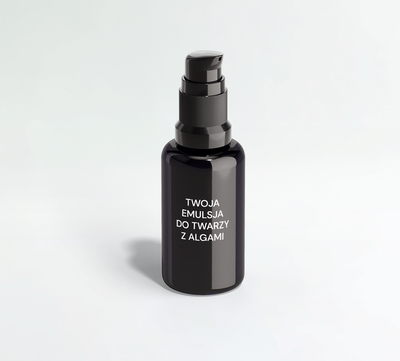Nisha Private Label Algae Facial Emulsion – sleek product presentation showcasing its algae-infused formula for natural skin protection and hydration